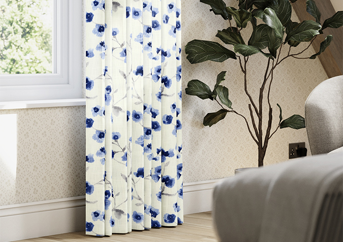 Como, Indigo - Made to Measure Curtains - Image 5